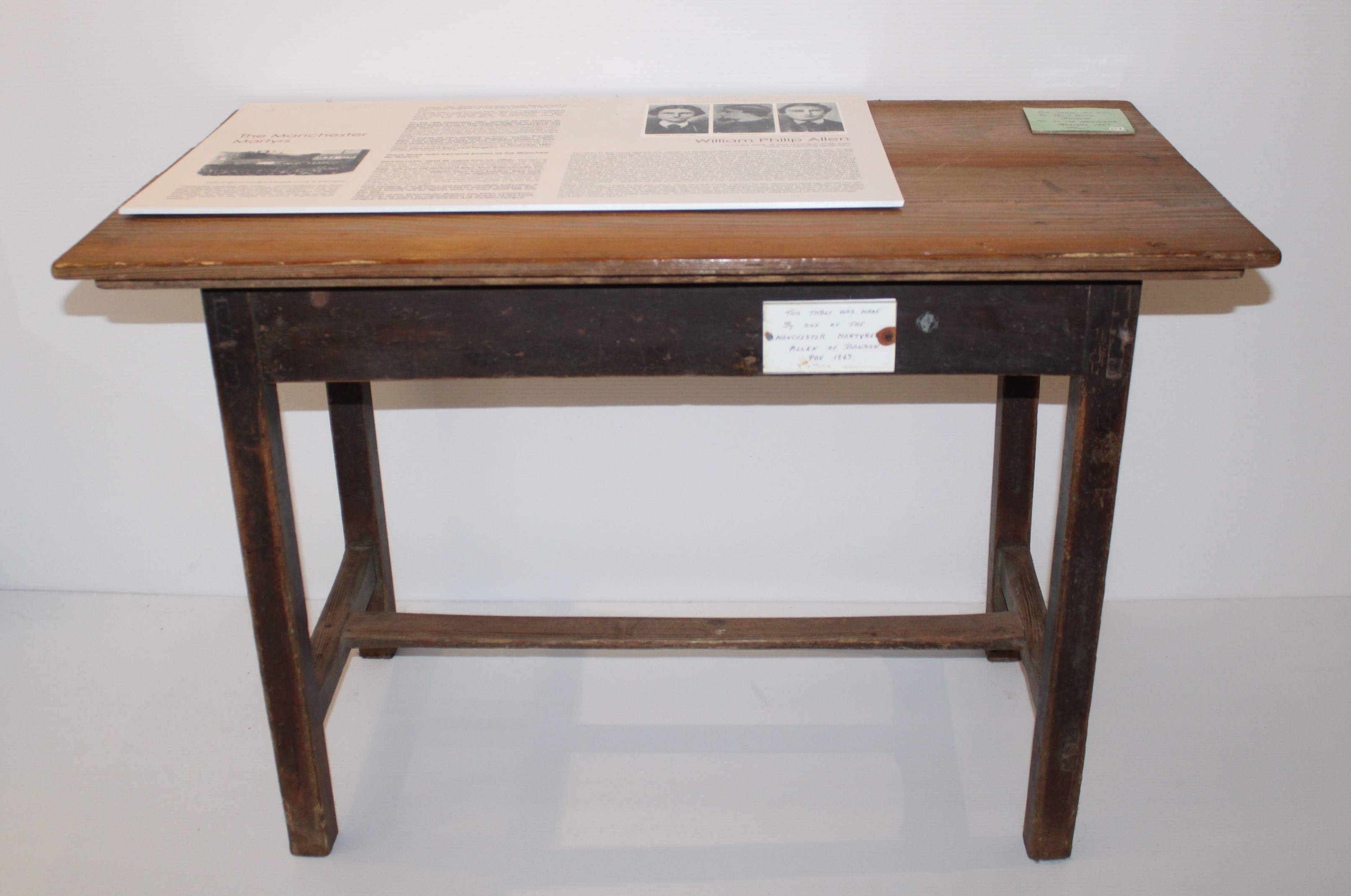 Apprentice Table made by the late William Philip Allen - Manchester ...